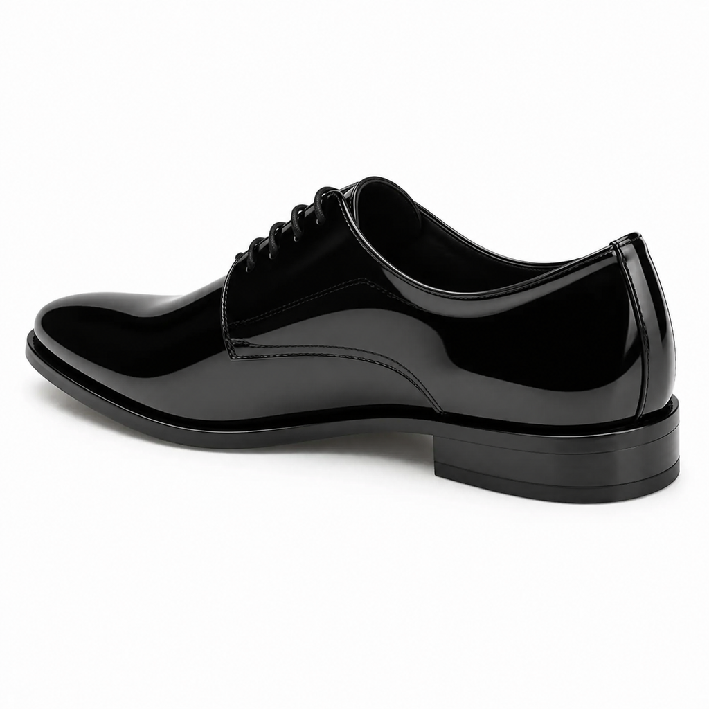 Midnight Patent Lace-Up
