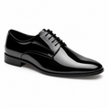 Midnight Patent Lace-Up
