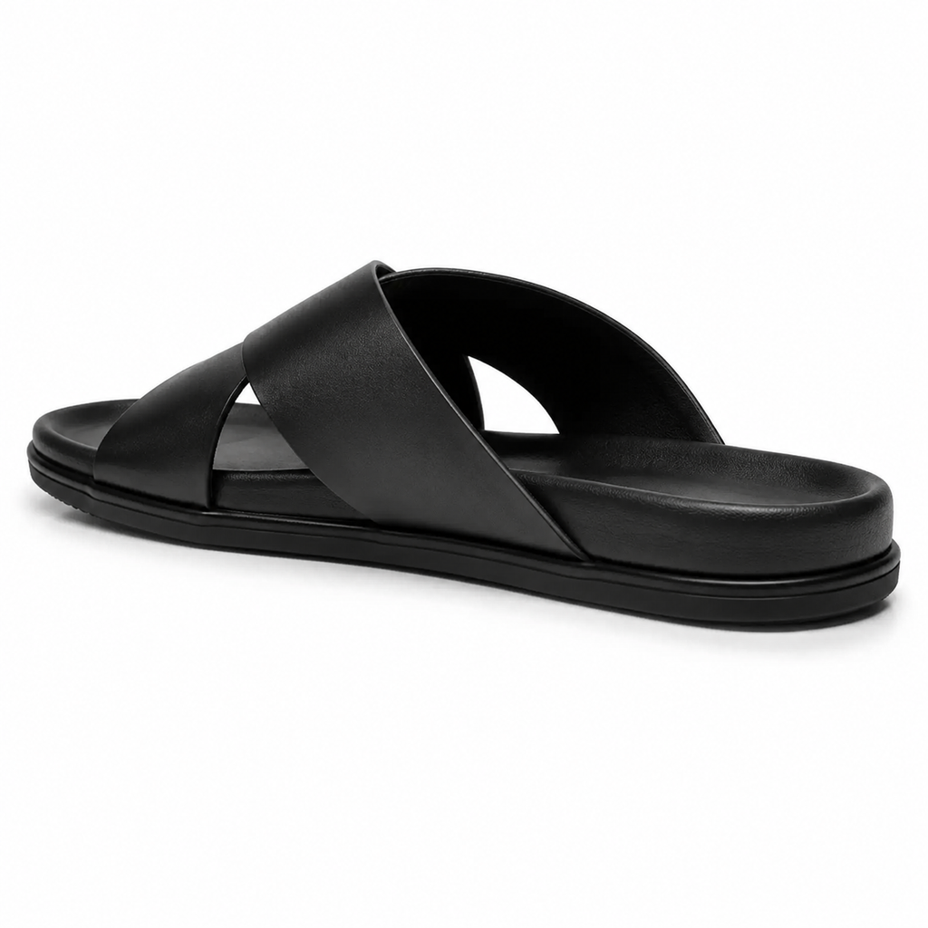 Onyx Cross-Strap Slides