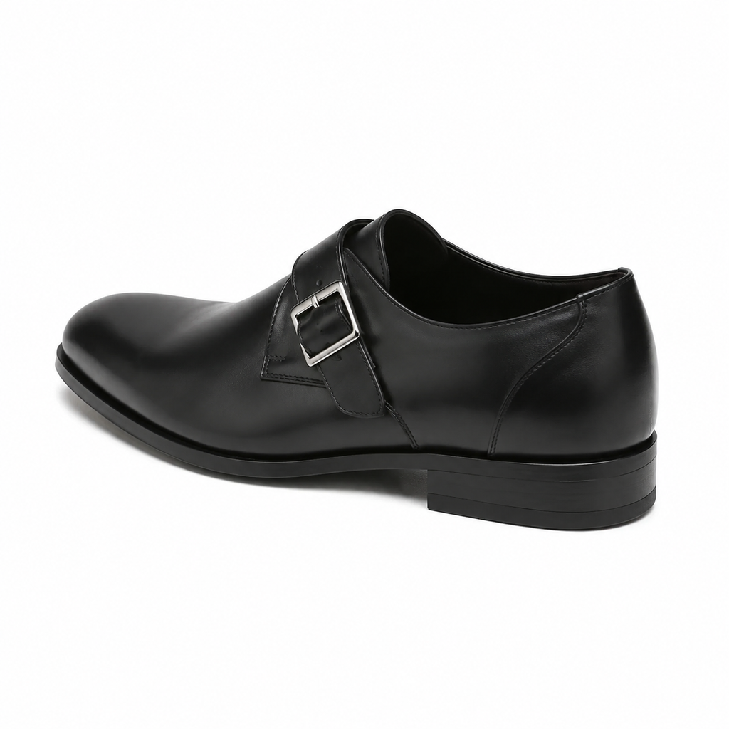 Verona Black Single Monk