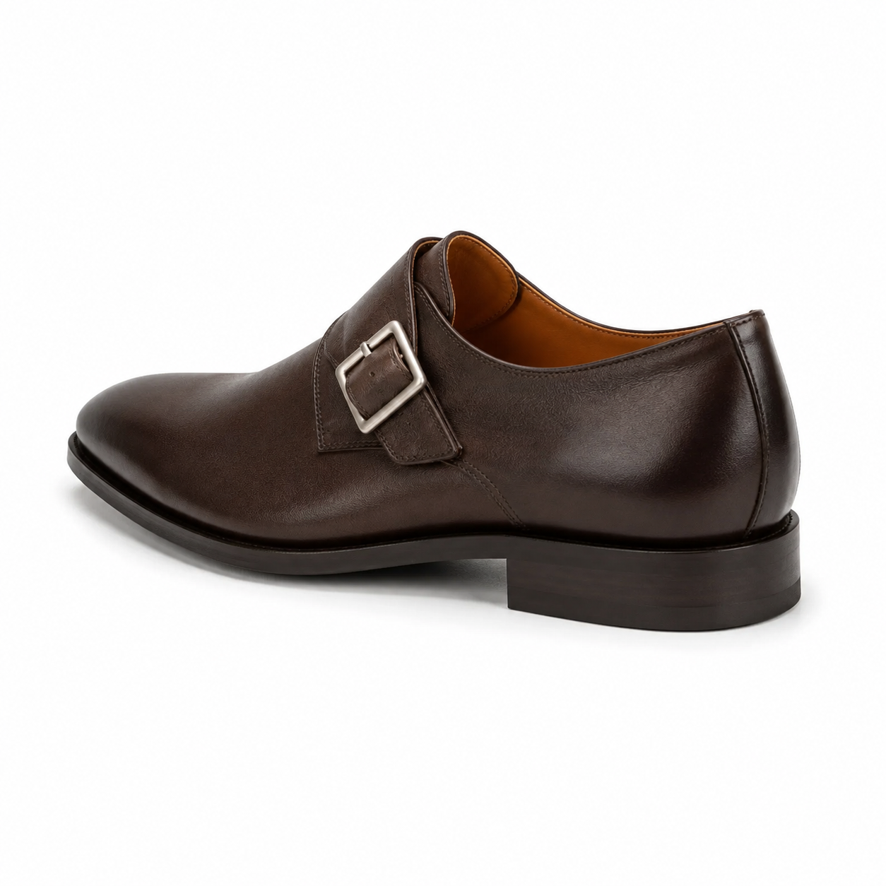 Espresso Buckle Monk
