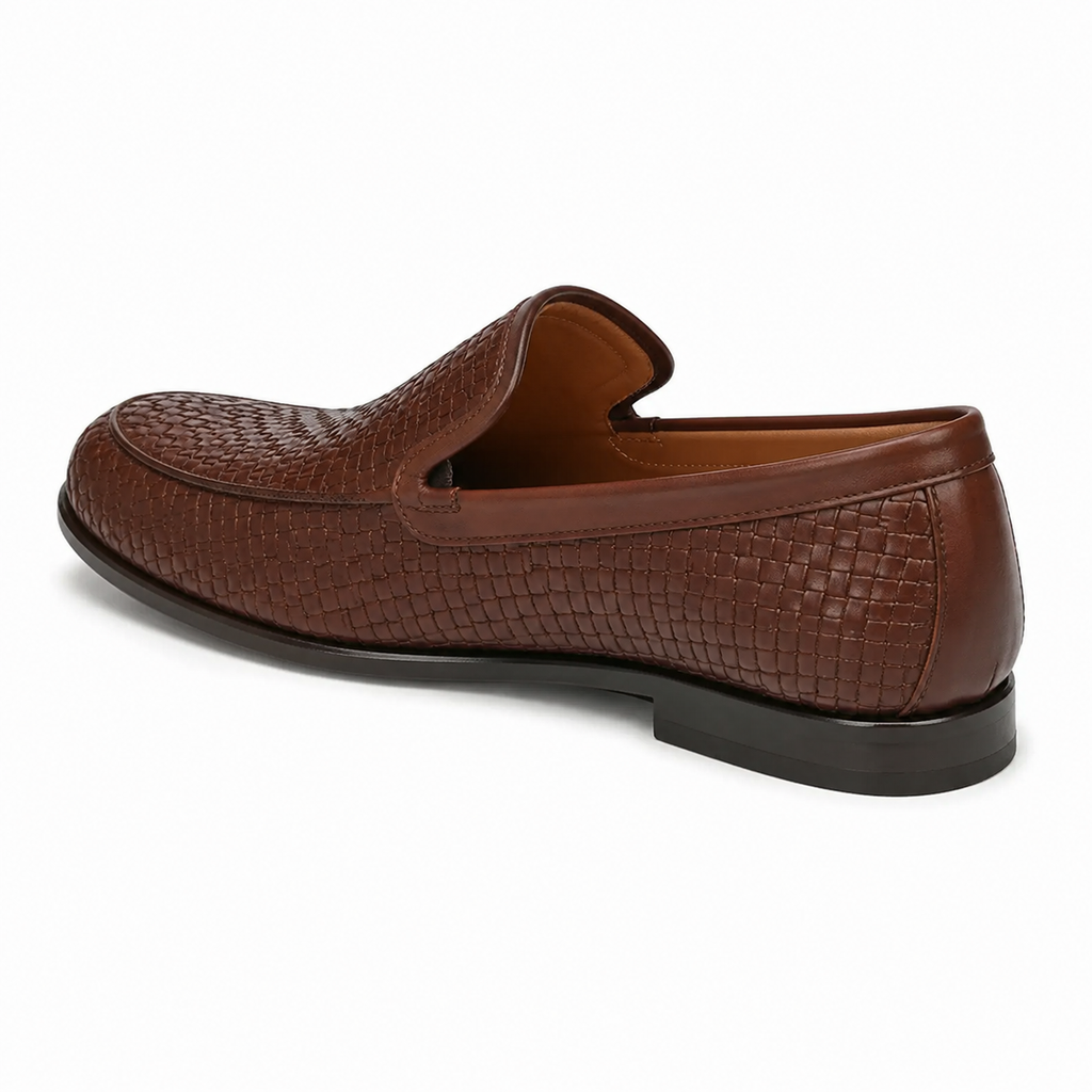 Walnut Woven Loafers