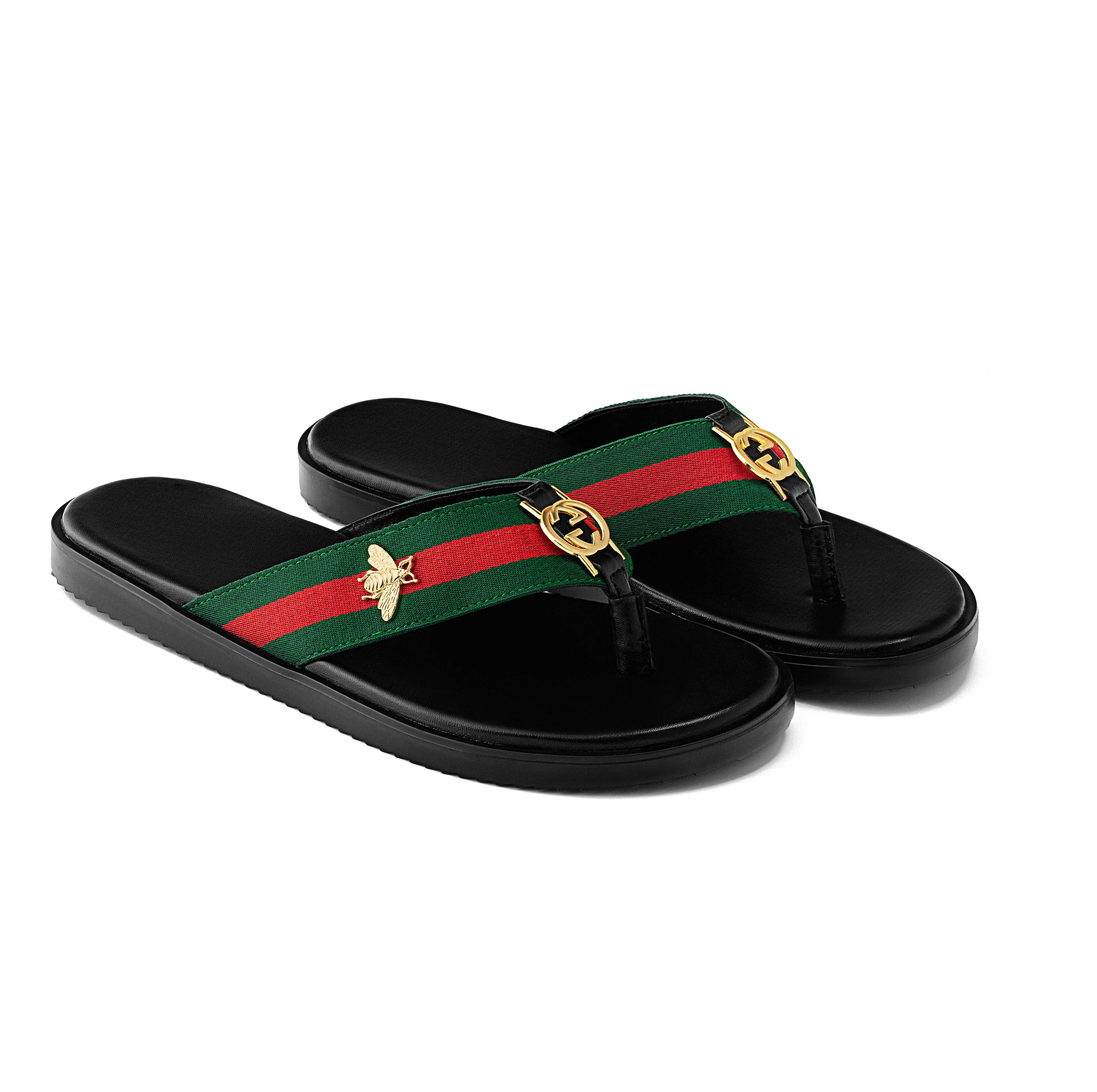 Red Strap Sandals