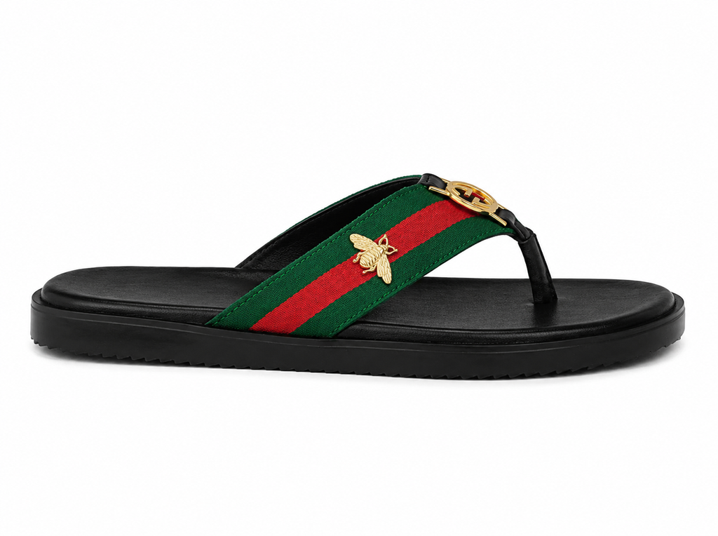 Red Strap Sandals